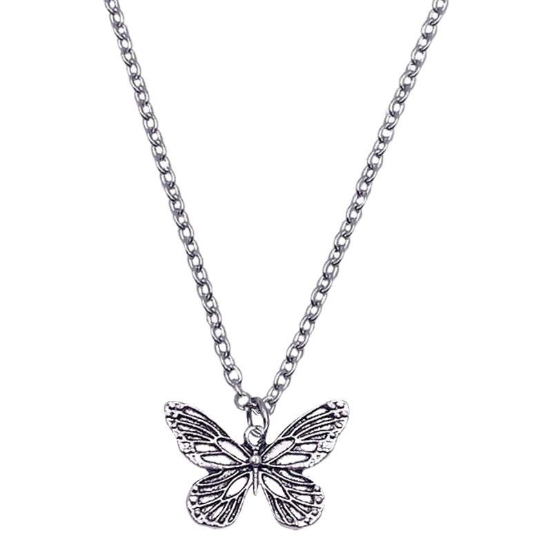 Cross-Border Foreign Trade Hot-Selling New Butterfly Necklace, Good Friend, Bestie, Small Gift, Fashionable and Versatile Accessories, Wholesale