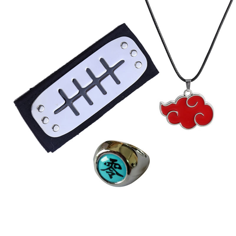 Picture of Anime Ninja Necklace Xiao Organization Skunk Zhu Ring Payne Zero Three Yu Nanqing Sentenced to Enduring Protection of Red Cloud Three-Piece Suit
