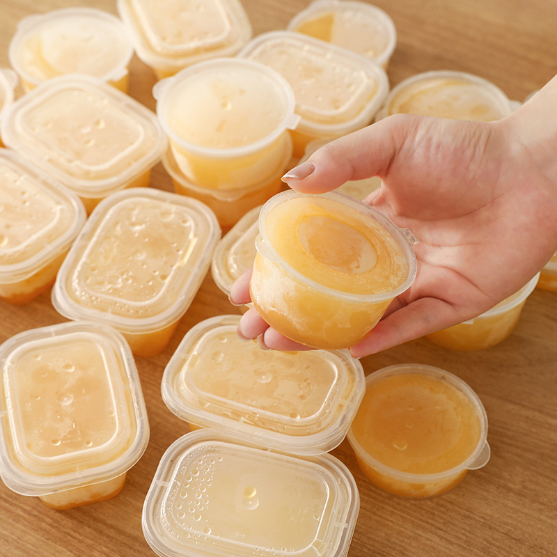 Picture of Disposable passion fruit sub-packaging box dip box seasoning box lemon freezer box take-out commercial scallion and ginger small sub-packaging box