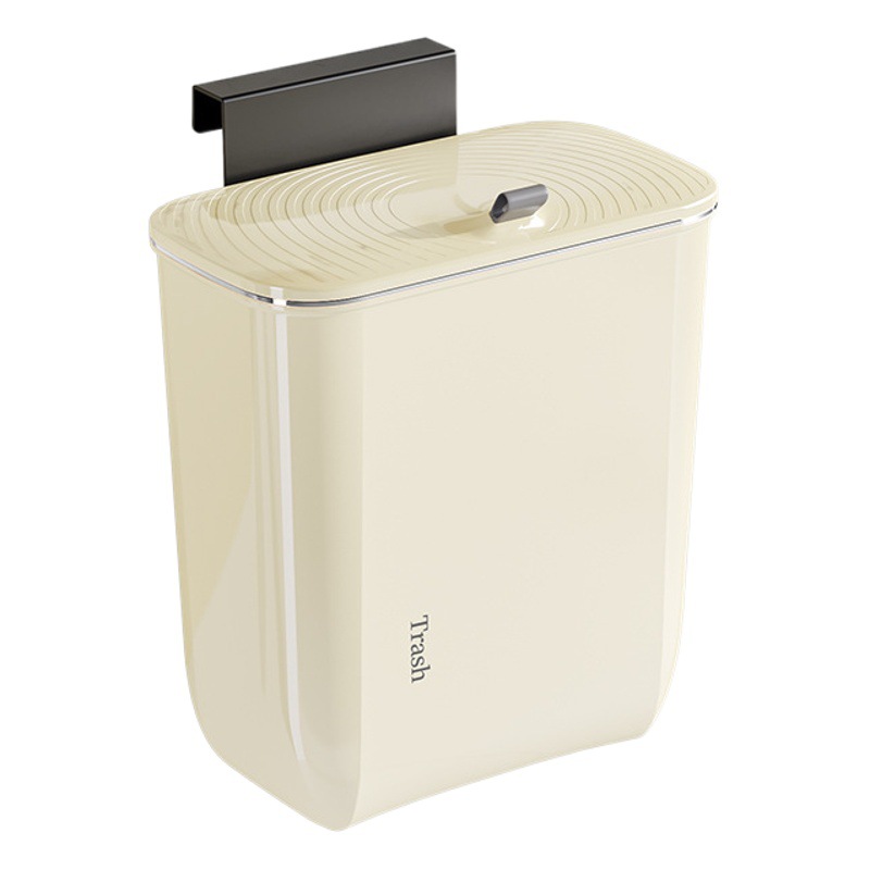 Kitchen trash can with lid household living room bedroom bathroom trash can large toilet wall-mounted trash can