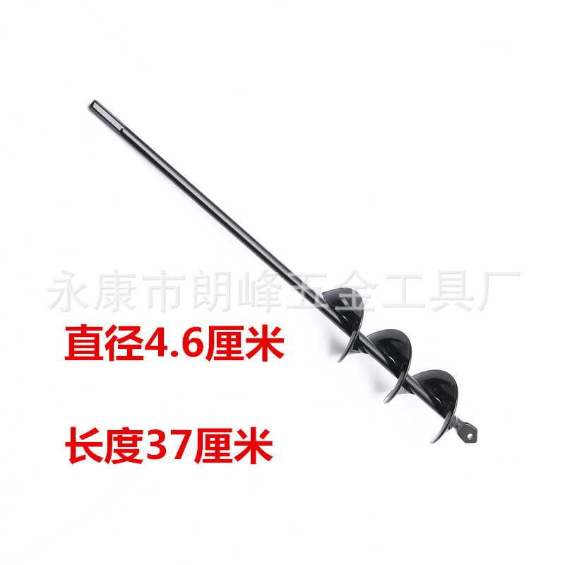 Picture of Wholesale ground drill supporting charging hand electric drill spiral rod twist garden vegetables flowers drill soil pit drill bit