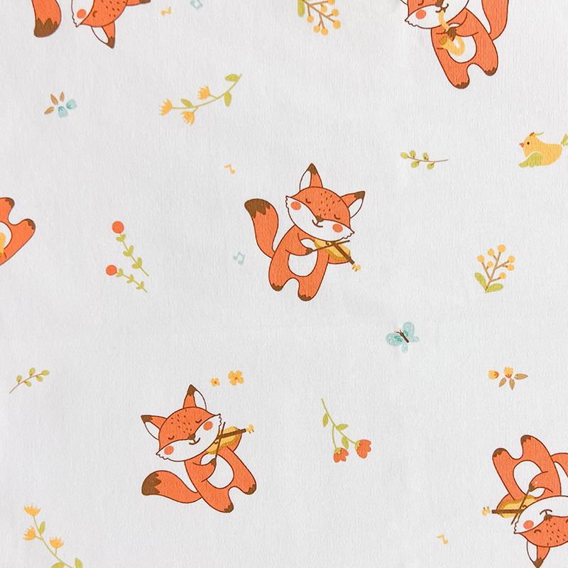 Picture of category a cotton cotton wool cloth cartoon printing new flower baby t-shirt underwear home clothing fabric in stock