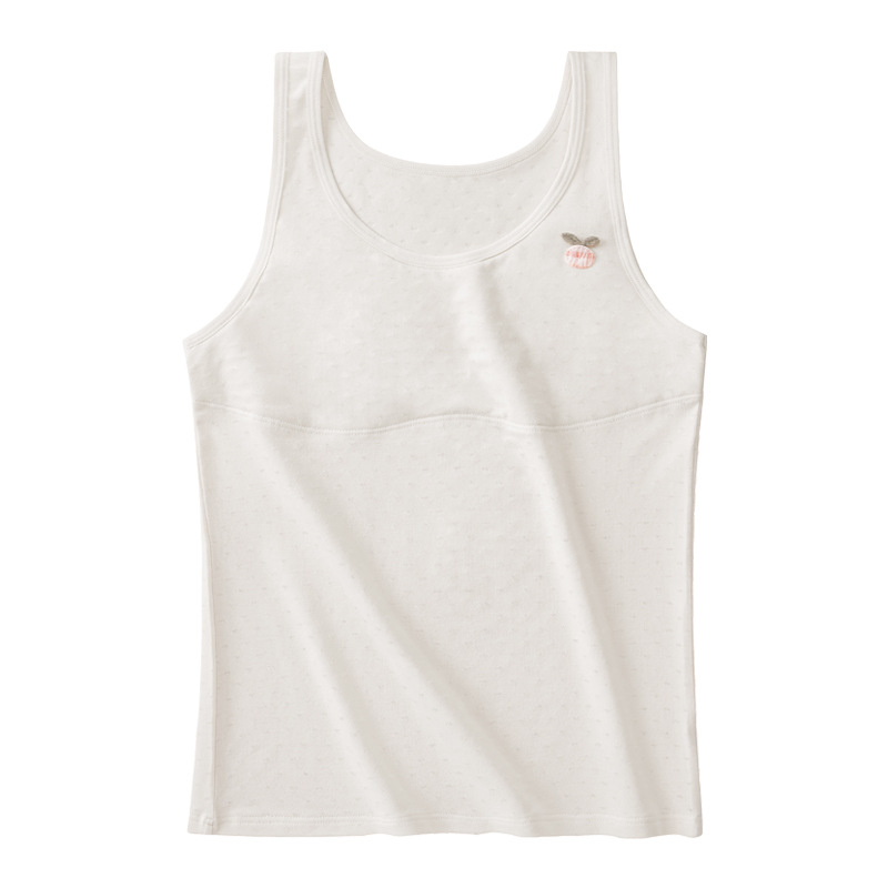 Picture of Strict Selection of Underwear for Girls in Development Stage Primary School Girls 8-14 Years Old Vest One-Stage Girls' Underwear Vest
