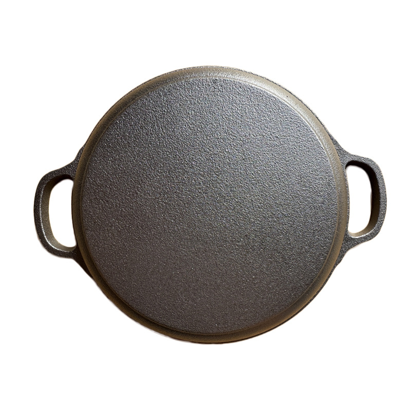 Picture of Cast Iron Frying Pan Non-Stick Uncoated Pancake Pan Thickened Handmade Cast Iron Pan Suitable for Induction Cookers