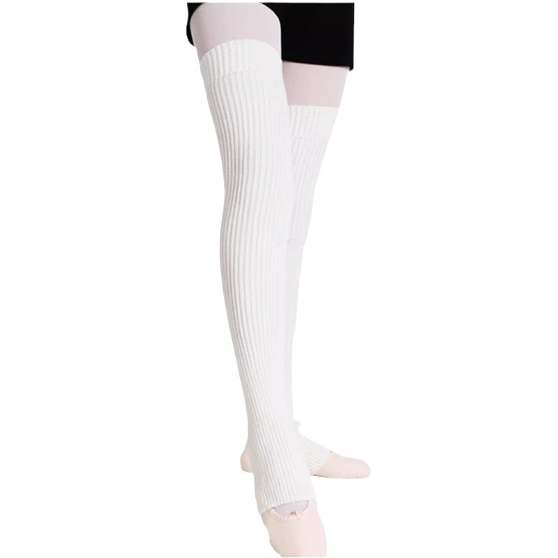 Winter Warm Dance yoga socks pile socks long over the knee leg cover knee socks knitted ballet step socks cover