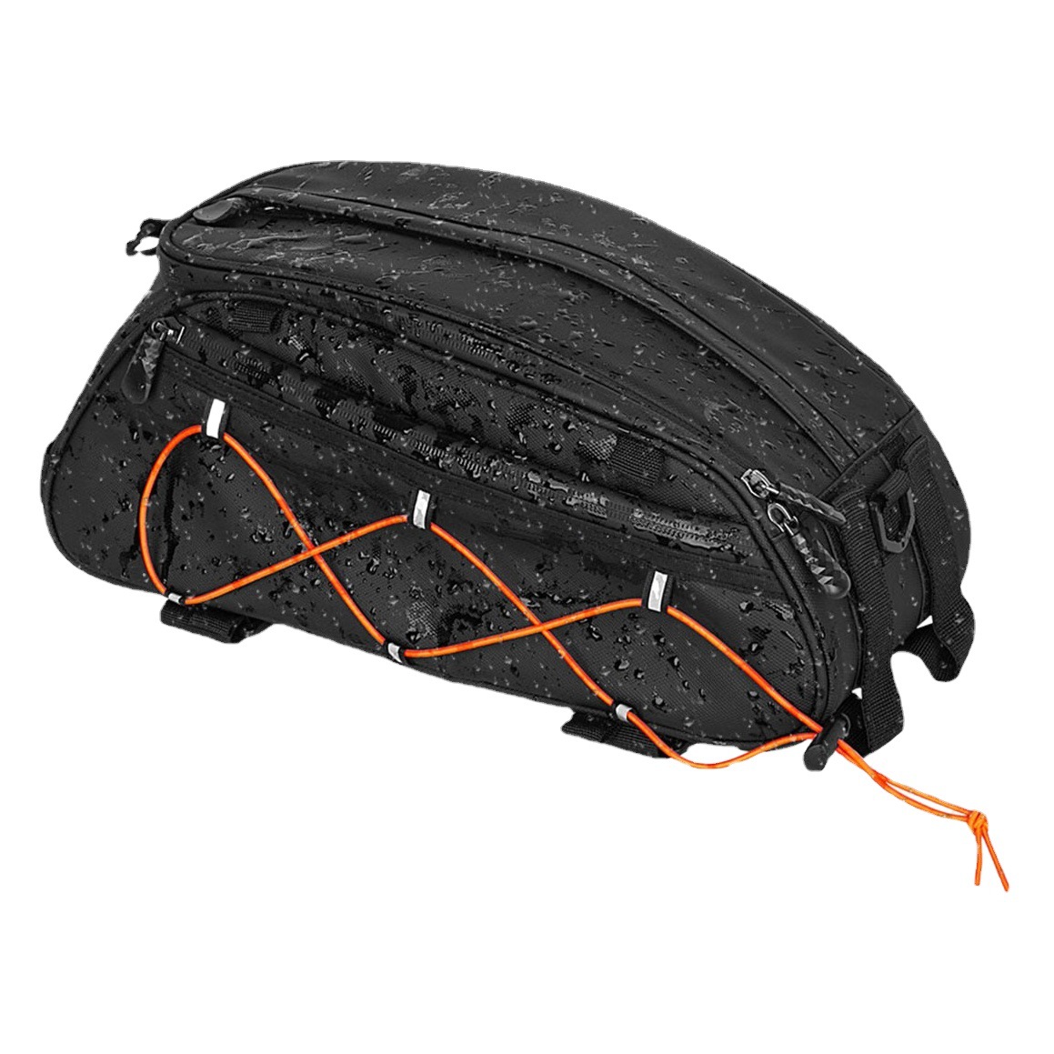 Bicycle camel bag mountain bike tail bag riding back rack carrying bag bicycle travel waterproof insulation large capacity