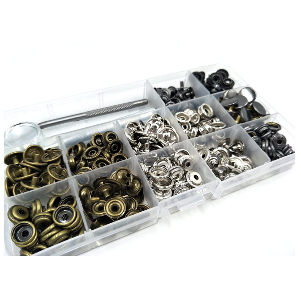 Picture of Luggage 201 four-way buckle large white buckle button buckle EBAY 60 sets of box assembly and installation tools