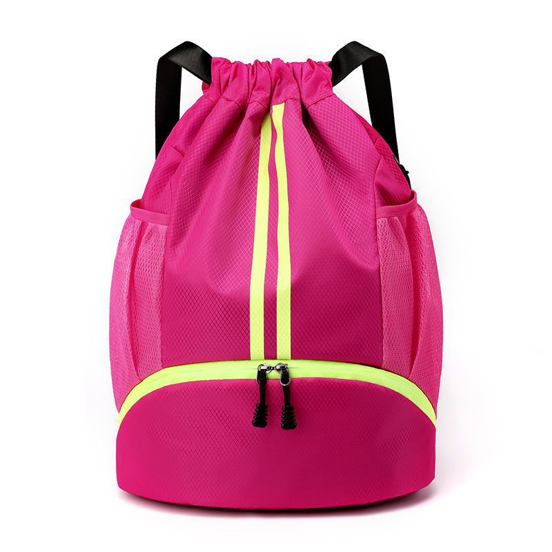 Picture of Wet and dry separation swimming bag, basketball shoes, backpack drawstring, portable backpack backpack, backpack, men's sports storage bag