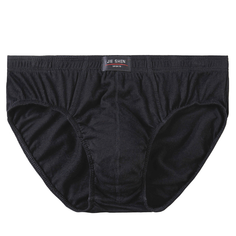 Picture of Factory wholesale middle-aged cotton underwear men's underwear breathable briefs large size fat guy waist underwear head