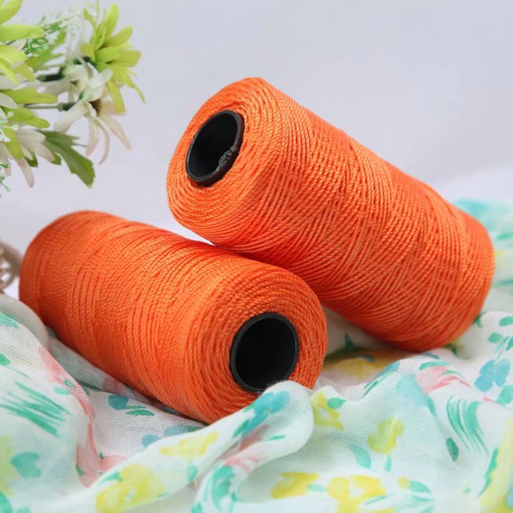 Picture of Gold thread mixed strand bright silk thread handmade diy crochet sweater doll scarf thread coat hand knitting thread factory wholesale