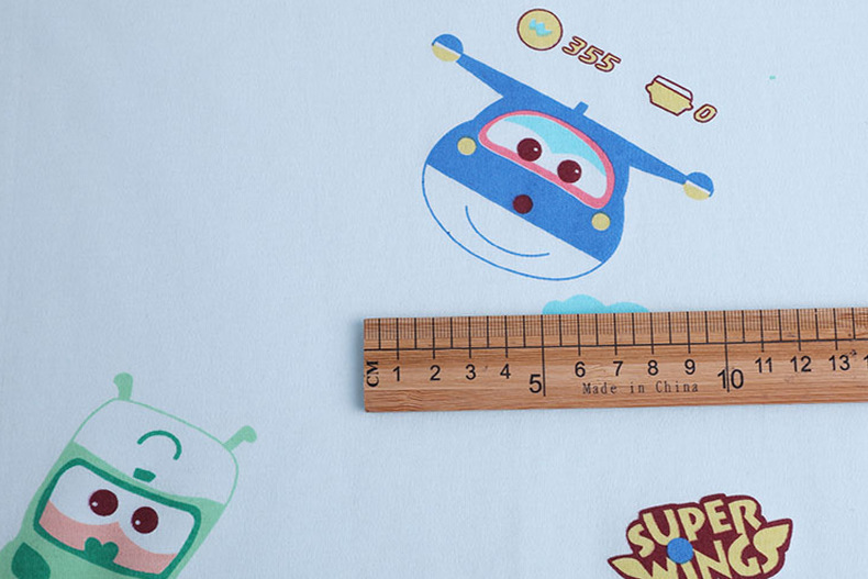 Picture of Combed Cotton Printed Cloth Cotton Wool Printed Knitted Double-sided Cloth Autumn and Winter Climbing Clothes Pajamas Baby Fabric