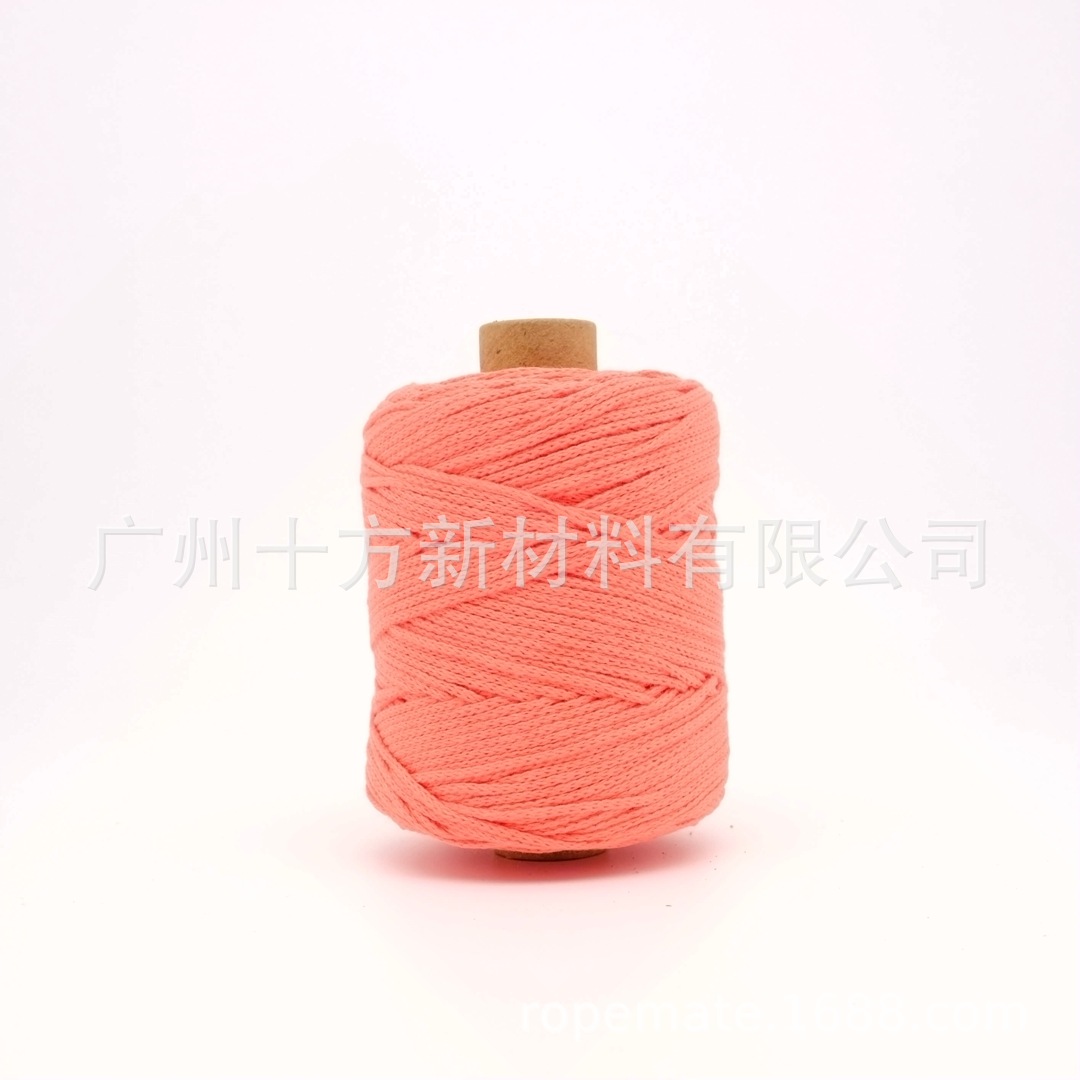 Picture of Wholesale color 1.5mm round strand yarn combed cotton thread crochet wool knitting handmade thread DIY cotton rope