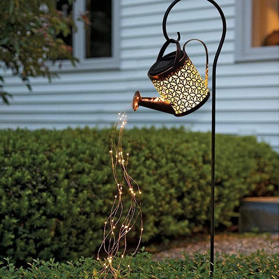 solar kettle lamp lawn decoration wrought iron courtyard lighting villa balcony home user outdoor garden landscape light factory