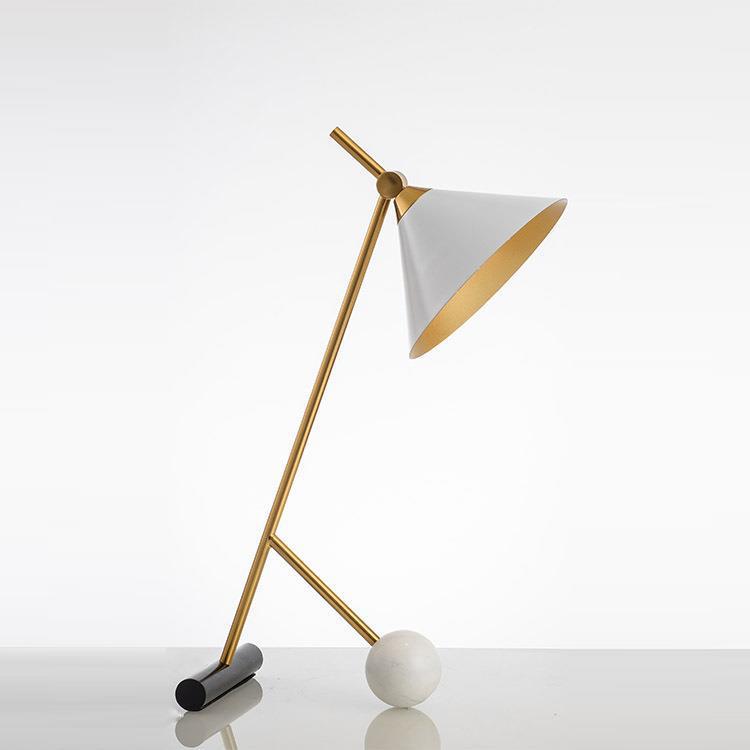 Postmodern Simple Fashion Nordic Table Lamp Creative Marble Model Room Bedroom Bedside Desk Studio Table Lamp