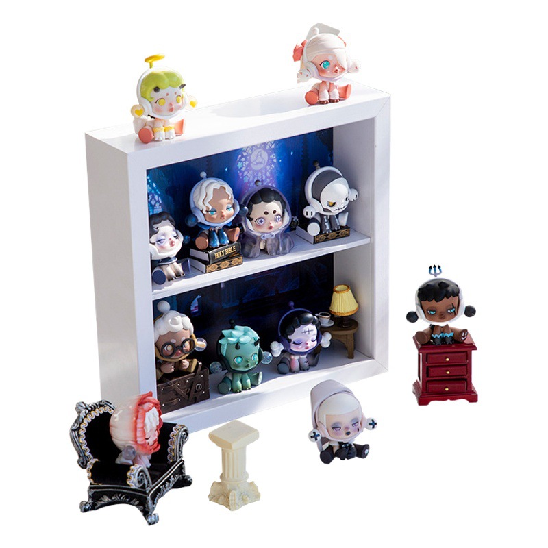 Picture of Bubble Mart storage box display box doll display cabinet wall landscape three-dimensional transparent hand-made blind box storage photo frame
