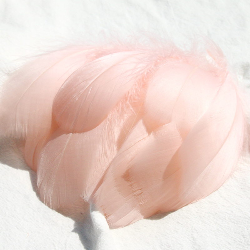 Picture of diy handmade color floating feather goose feather dream catcher wave ball gift box filling decoration materials