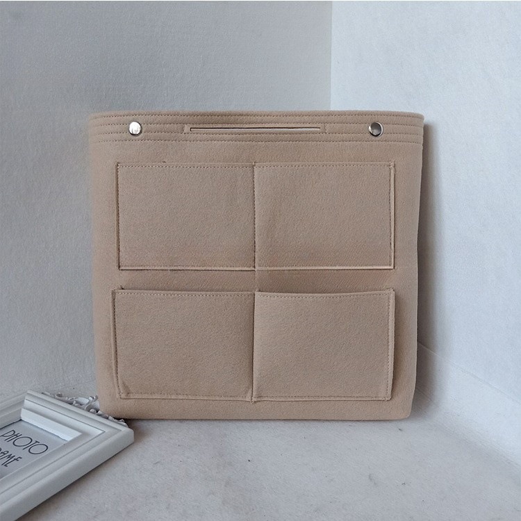 Picture of Cross-border large-capacity felt bag mother and baby creative camping travel storage multi-functional cosmetic bag portable handbag