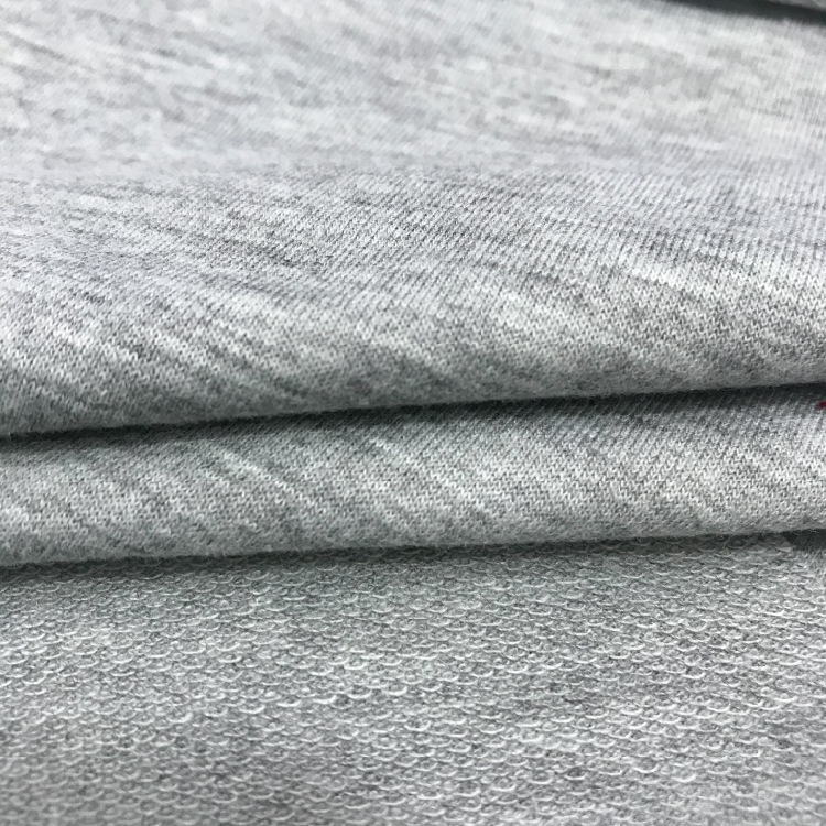 Jh108230G Polyester Sweatshirt with Stretch, Fish Scale Hem, Dyed Spring and Autumn Sweatshirt and Pants Set, Terry Cloth Suit with Towel Hem