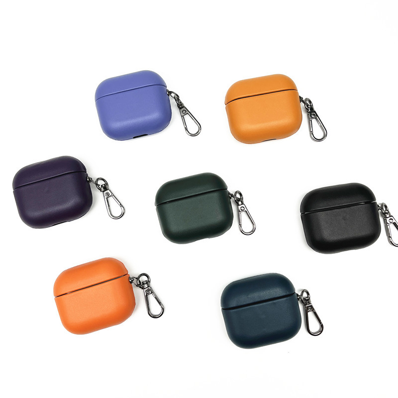 Picture of Suitable for Cross-border AirPods3 Generation Protective Case Leather Apple Bluetooth Headphone Case European and American airpodspro Protective Case