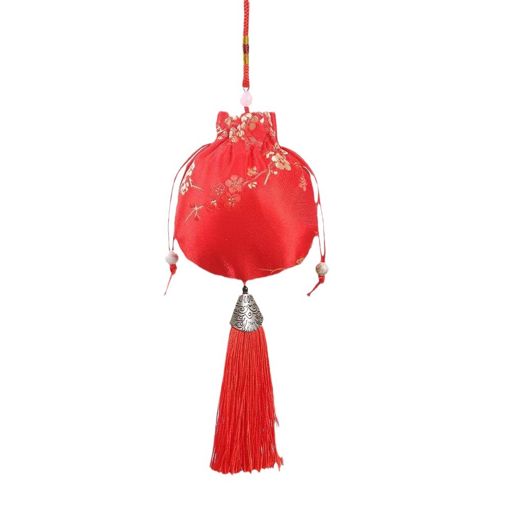 Picture of Dragon Boat Festival Sachet Sachet Empty Bag Mosquito Repellent Portable Children's Wear Plum Blossom Pendant New Chinese Round Small Dragon Pattern Sachet