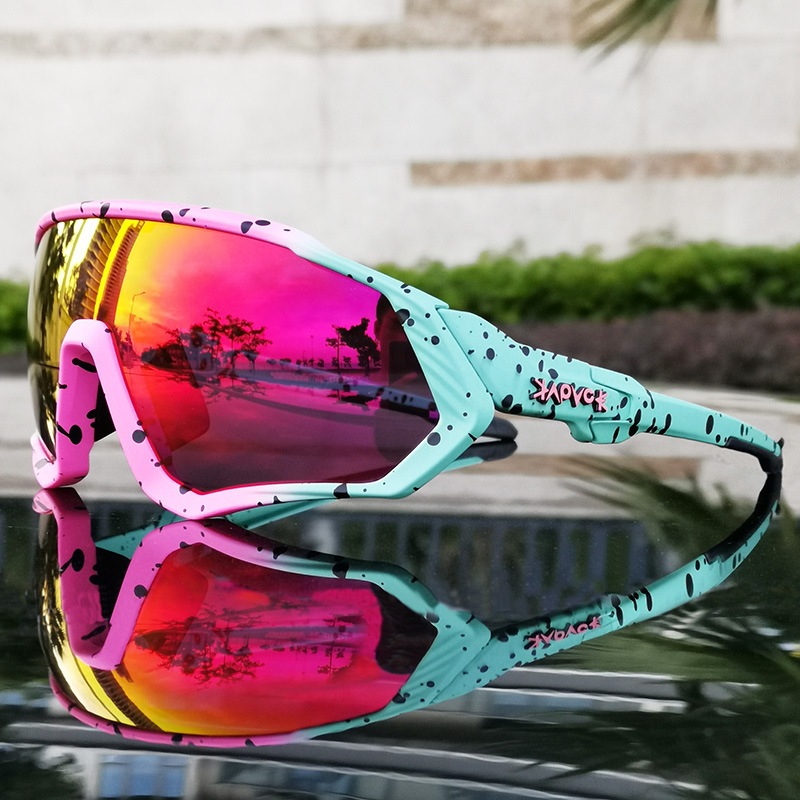 Kapvoe Cycling Glasses for Men and Women, Outdoor Running and Cycling Polarized Goggles