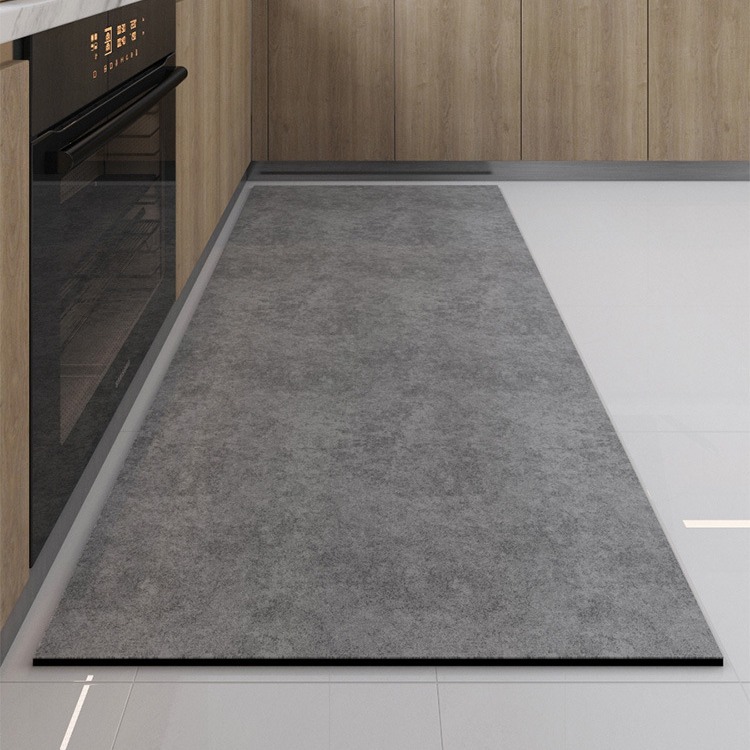 Wholesale Kitchen Floor Mat Quick-drying Bathroom Diatom Mud Floor Mat Simple Household Scrubbing Water Absorbent Oil Absorbent Mat