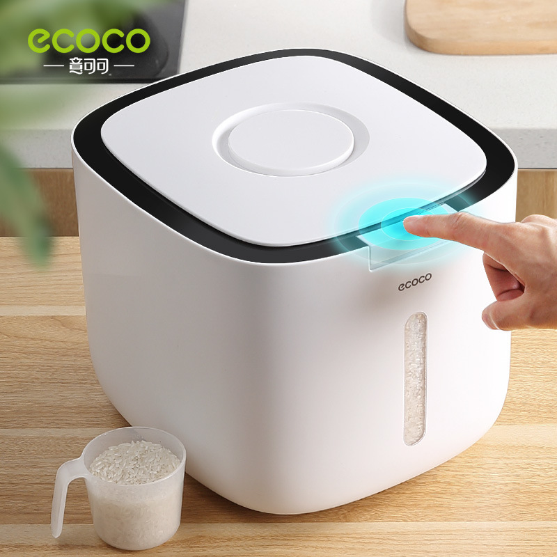 Rice bucket insect-proof moisture-proof sealed rice tank box flour bucket rice flour storage tank household storage rice storage box 10L
