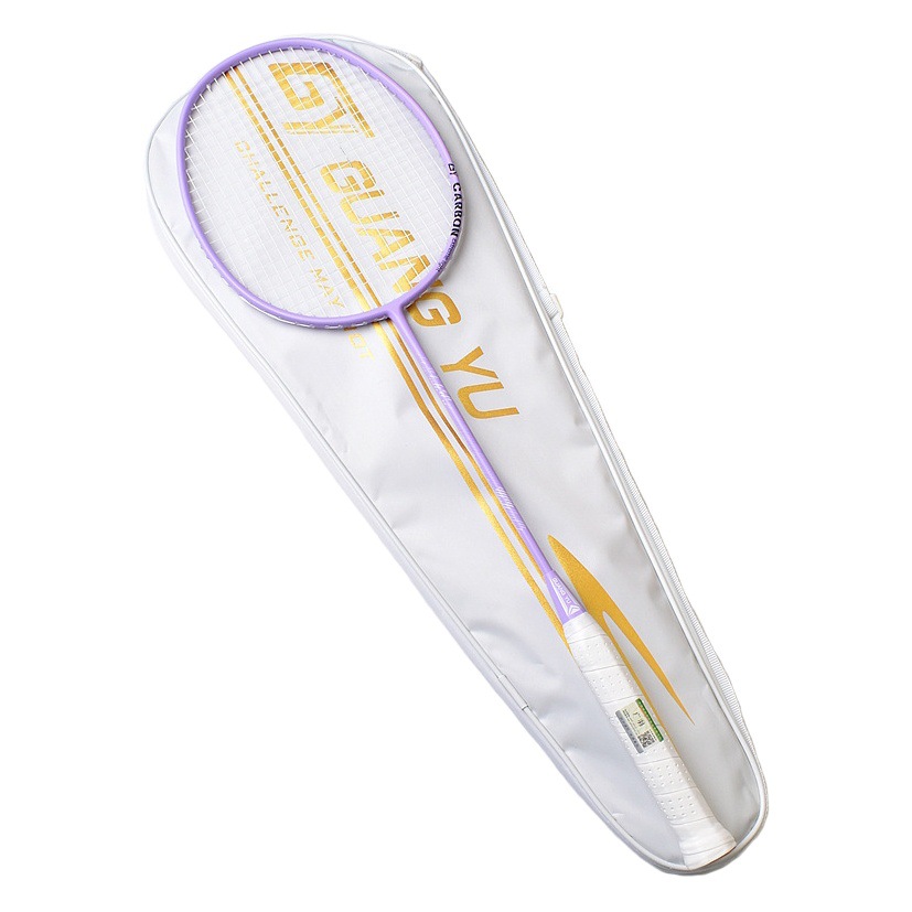 Cross-Border Hot Selling Lightweight Adult Badminton Racket for College Students, Durable Full Carbon Badminton Racket for Home Single Racket