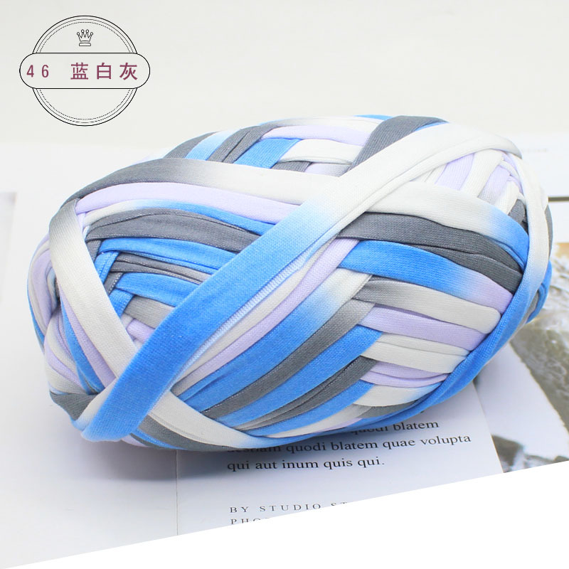 Picture of Wool color cloth thread handmade Hyun-A with woven bag yarn fancy segment dyed cloth hook wool wholesale