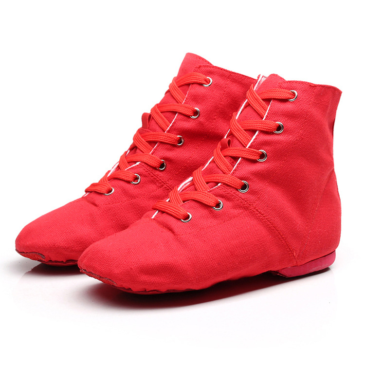 Picture of A generation of high-top canvas jazz dance shoes adult yoga shoes women's ballet children's dance shoes foreign trade wholesale