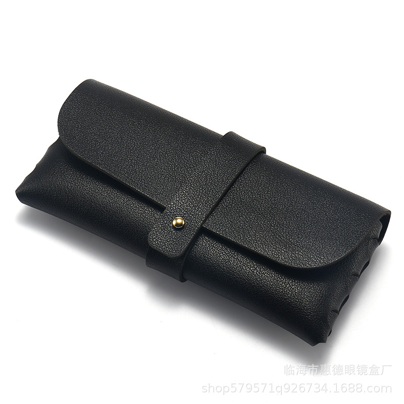 Picture of Factory Batch Glasses Case in stock New Single Nail Leather Sunglasses Bag Hand-woven Sunglasses Box Printable LOGO