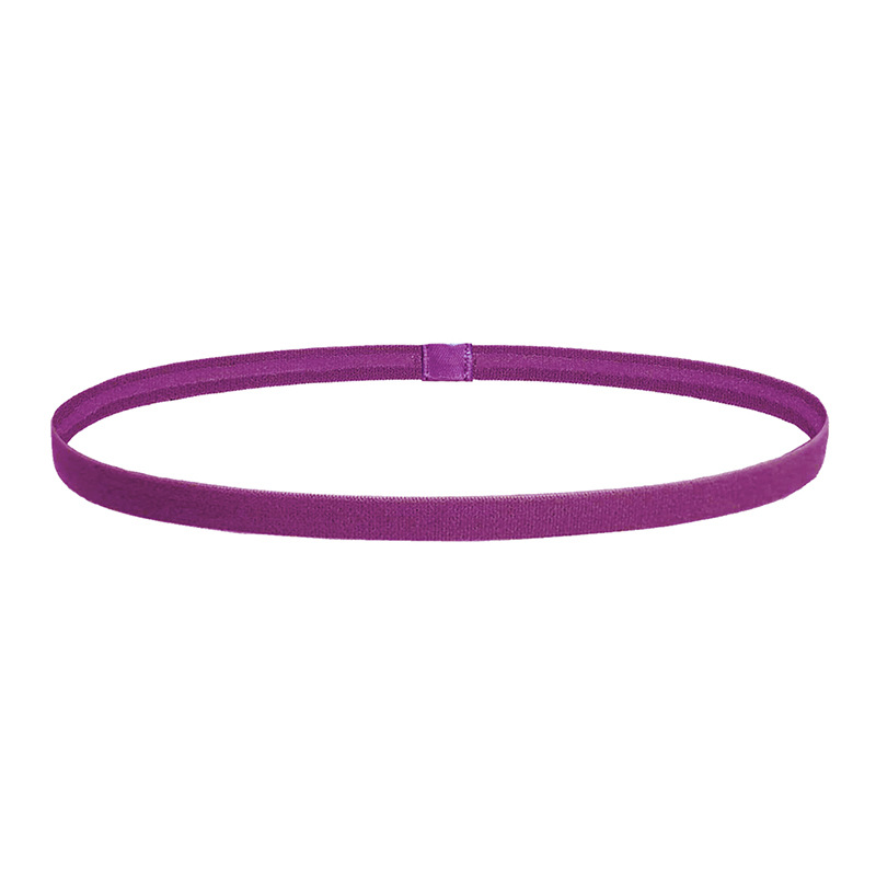 Picture of European and American Popular Elastic Rope Candy Color Sports Yoga Hairband Headband Running Headband Football Non-Slip Hair Accessories