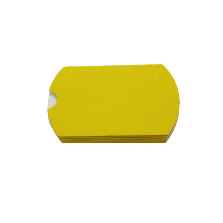Picture of Cross-Border Spot Wholesale Wedding Paper Folding Wedding Candy Box Candy Color Pillow-Shaped Wedding Candy Box Pillow Box