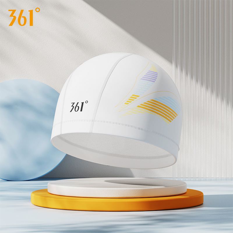 Picture of Swimming Cap 2025 New Waterproof Non-Stretching Hair Ear Protection Adult Comfortable Pu Swimming Professional Training Equipment Cap