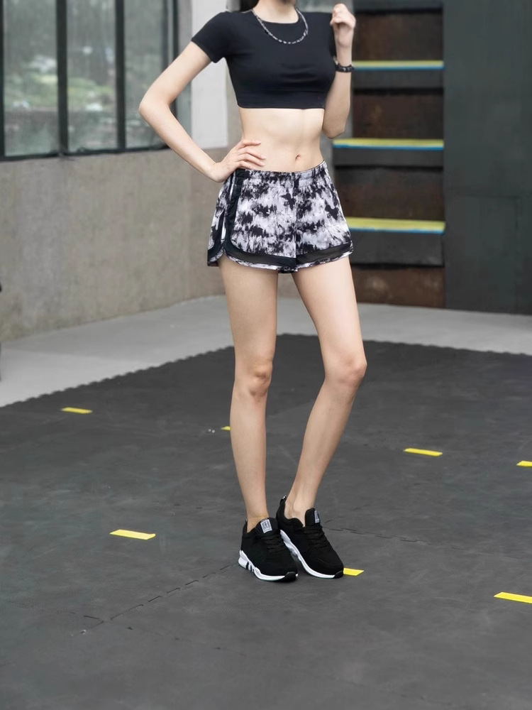 Picture of New Women's Sports Fitness Trendy Shorts Casual Sexy Outer Wear Running Summer Quick-drying Drawstring Slimming Shorts