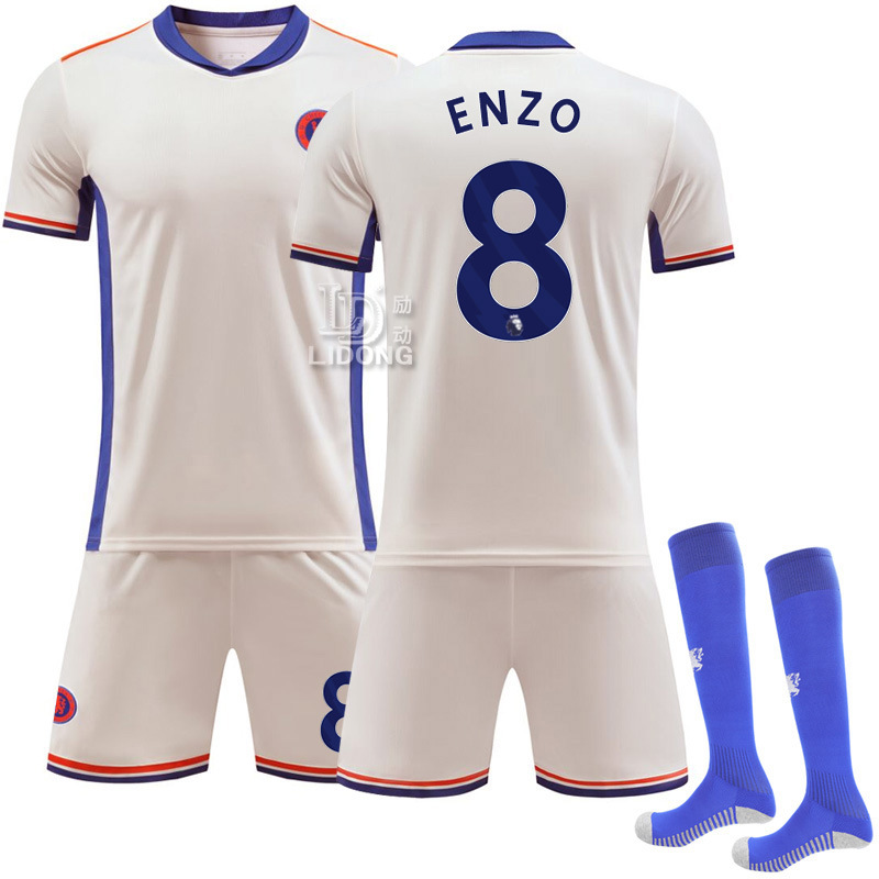 Picture of 2425 Chelsea New Away No.20 Palmer 8 Enzo 14 Felix Football Jersey suit