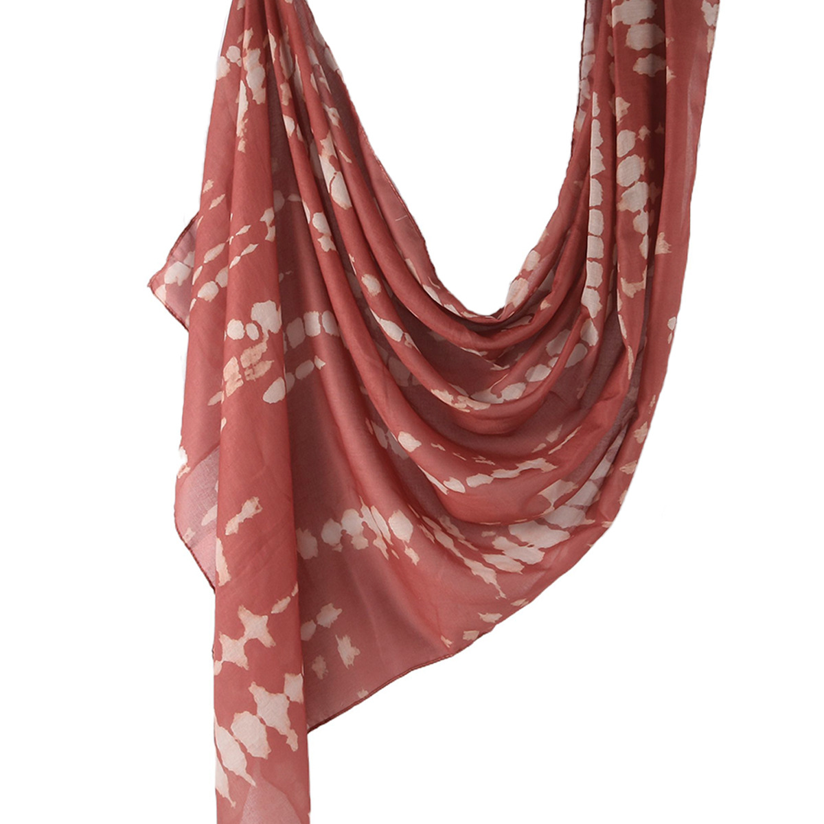 Picture of Best-Selling Watercolor Tie-Dye Cotton Scarf Arabian Satin Polyester Long Scarf Turkish Middle Eastern Scarf