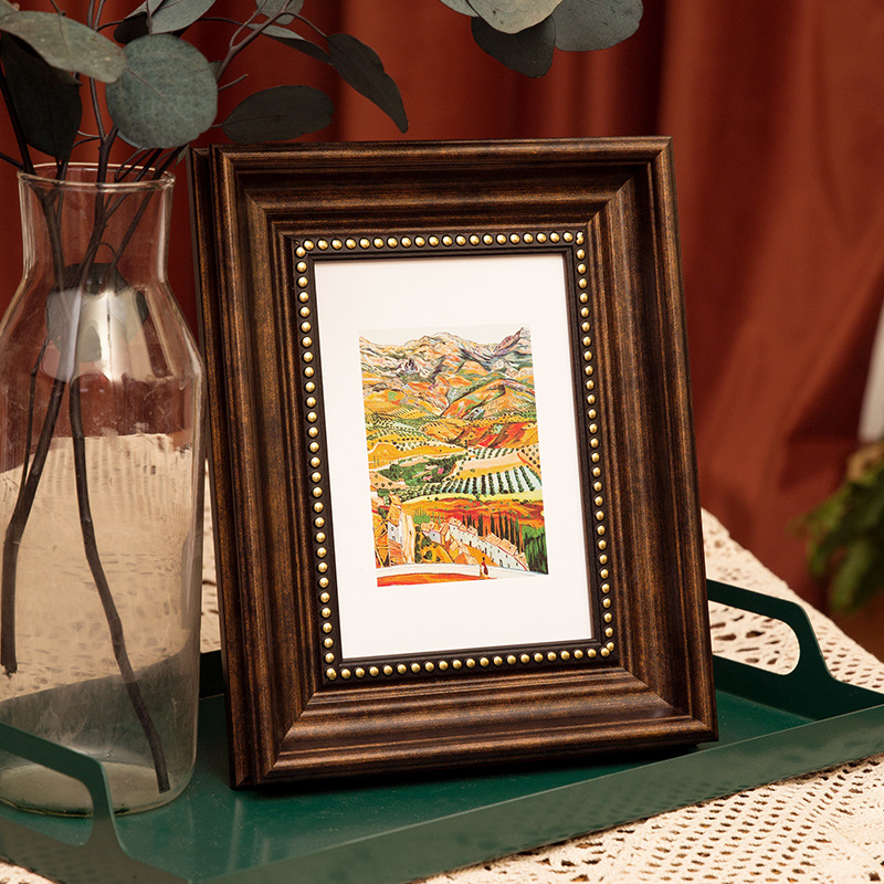 Picture of Wholesale Large Photo Frame Wall Hanging A3 Business License 4K Sketch Mounted Picture Frame Outer Frame Puzzle Frame Any Size