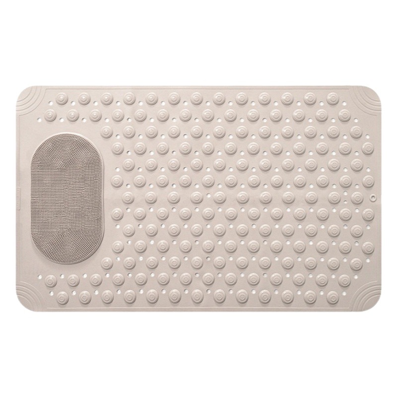 Silicone massage non-slip bathroom suction cup floor mat shower room bath PVC floor mat toilet bathroom waterproof mat