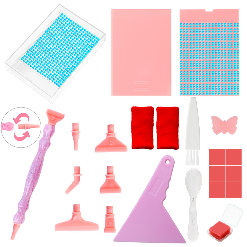 Picture of Diamond Painting New Style Turnout Drill Tray Multifunctional Sieve Drill Point Drill Tray Drawer Funnel Tray DIY Diamond Embroidery Tools suit