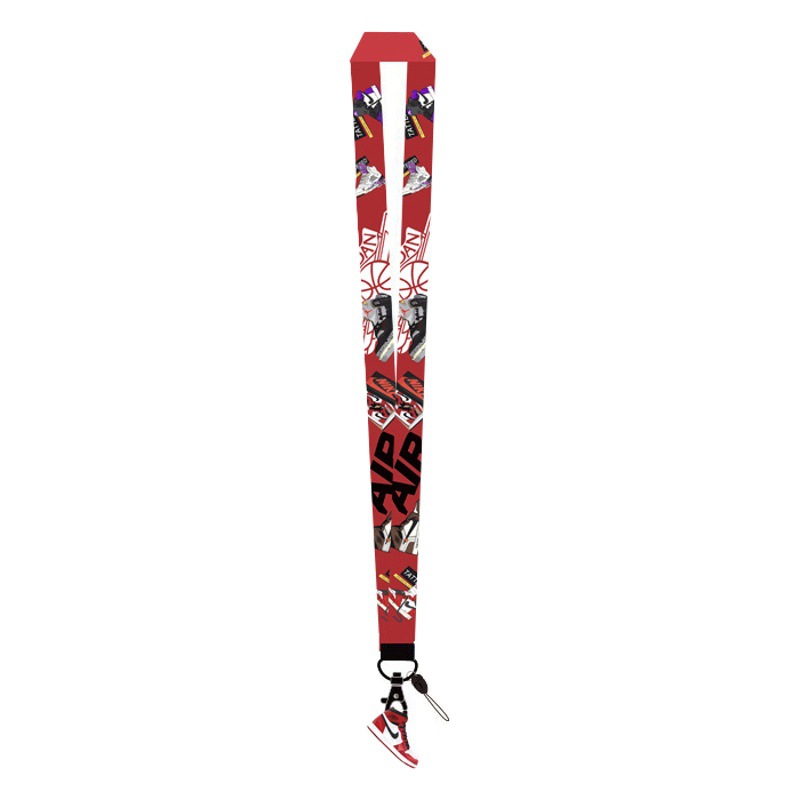 Amazon supply mobile phone lanyard long neck rope work permit campus delivery card rope Tide brand basketball shoes
