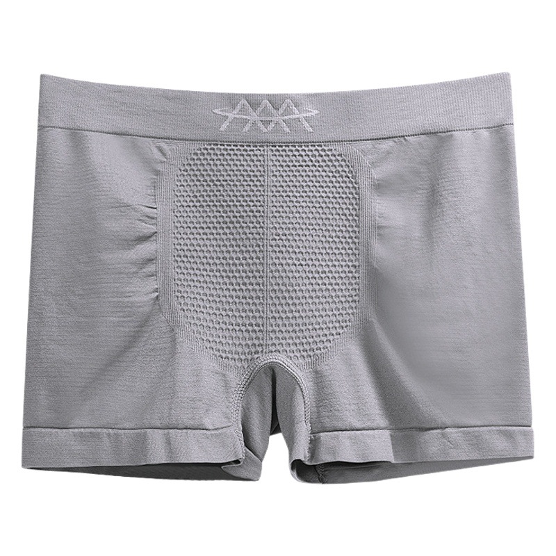 Magic Magnetic Mid-waist Seamless Men's Boxer Shorts Seamless Breathable Polyester Comfortable Sports Cross-border Large Size Boxer Panties for Men