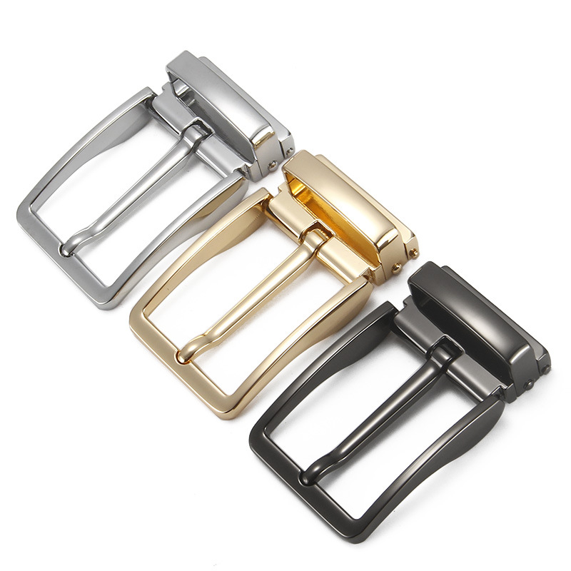 Guan Pin 3.5CM Pin Buckle Belt Buckle Headless Pants Lead Unisex Fashion Joker Belt Factory Outlet