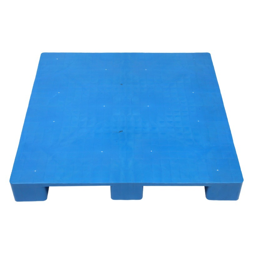 Single-sided flat plastic pallet carrying goods plastic pallet 1111 nine-legged plane forklift plastic pallet