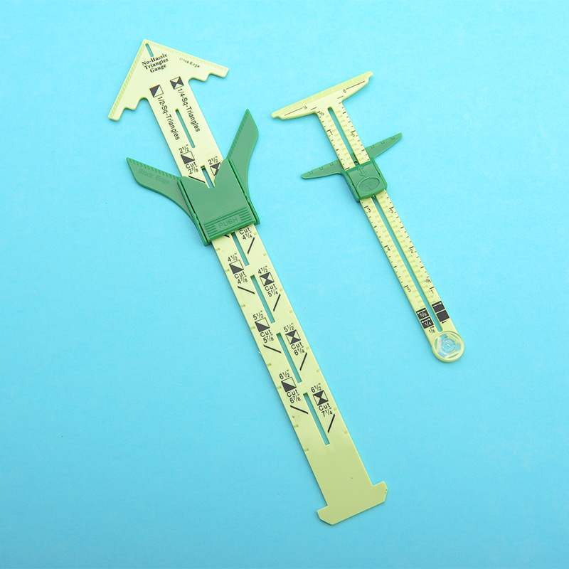 Picture of Multi-functional drawing ruler patchwork ruler plastic five-in-one patchwork ruler painting tool tailor ruler ST-A23