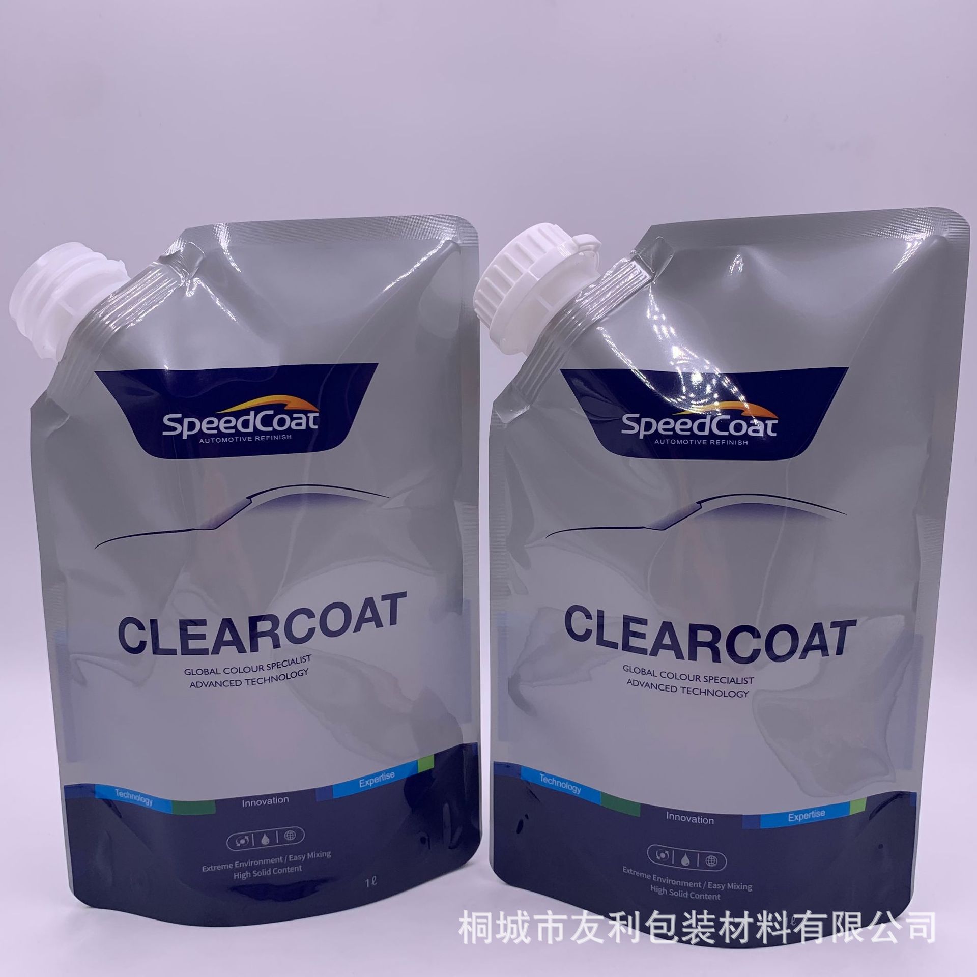 1L self-standing nozzle bag thickened paint packaging bag industrial supplies nozzle bag 33mm caliber self-standing bag