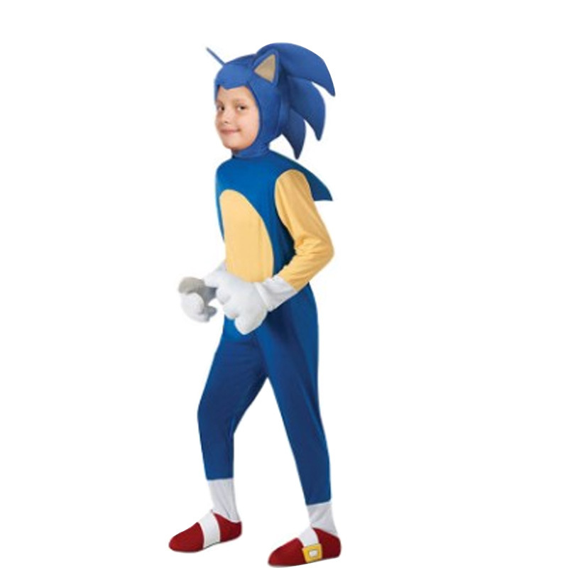 Picture of Halloween Sonic Costume Children's Cosplay Cospla Super Sonic Mouse Costume Hedgehog Sonic Kid Clothes