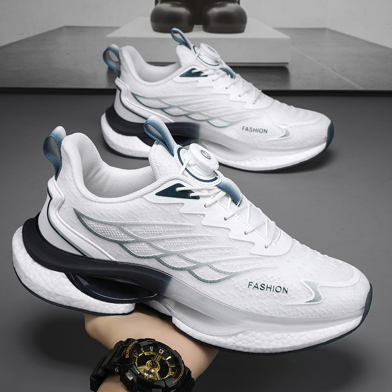 Carbon Plate Running Spring and Summer New High School Entrance Examination Ultra-Light Running Shoes for Primary and Secondary School Students Rebound Cushioning Breathable Rotation Free of Laces
