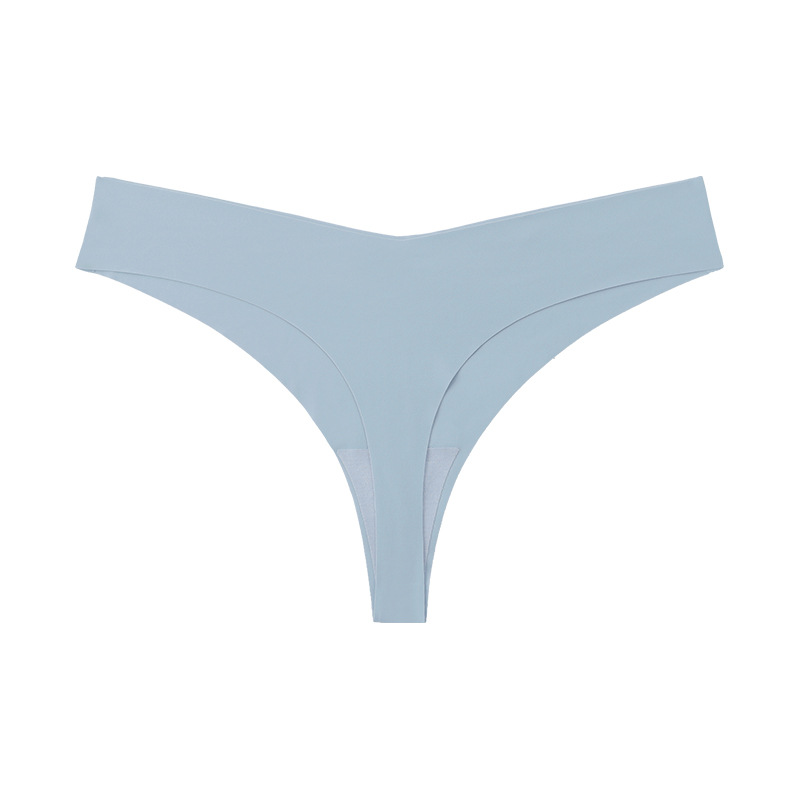 Picture of European and American Cross-border Pregnant Women's plus size Traceless Women's Underwear Class A Ice Silk Breathable Sports Low Waist Naked Briefs for Women