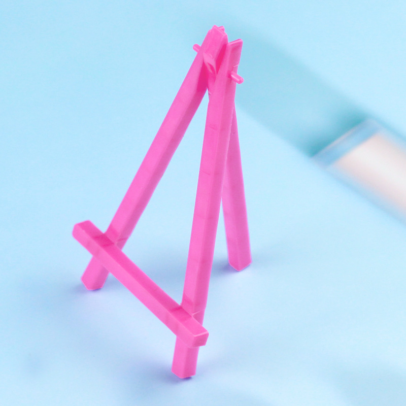 Picture of Manufacturer Wholesale Children's Colorful Plastic Display Easel Mini Student Small Tripod Picture Frame Photo Frame